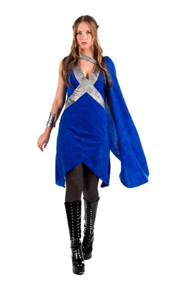 Disfraz Azul Mujer De Tronos Adulta