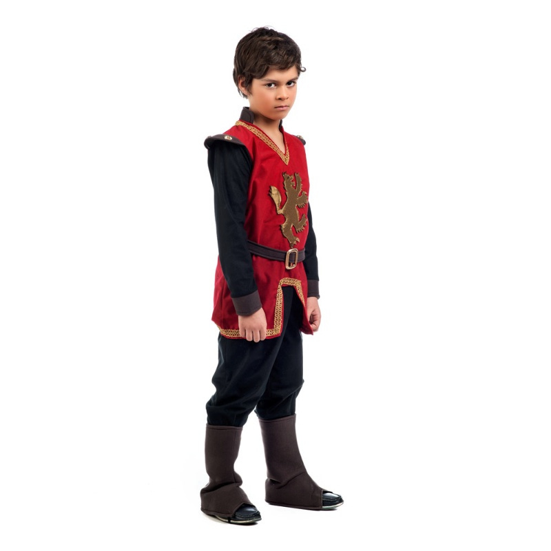 Disfraz Medieval Rojo juvenil