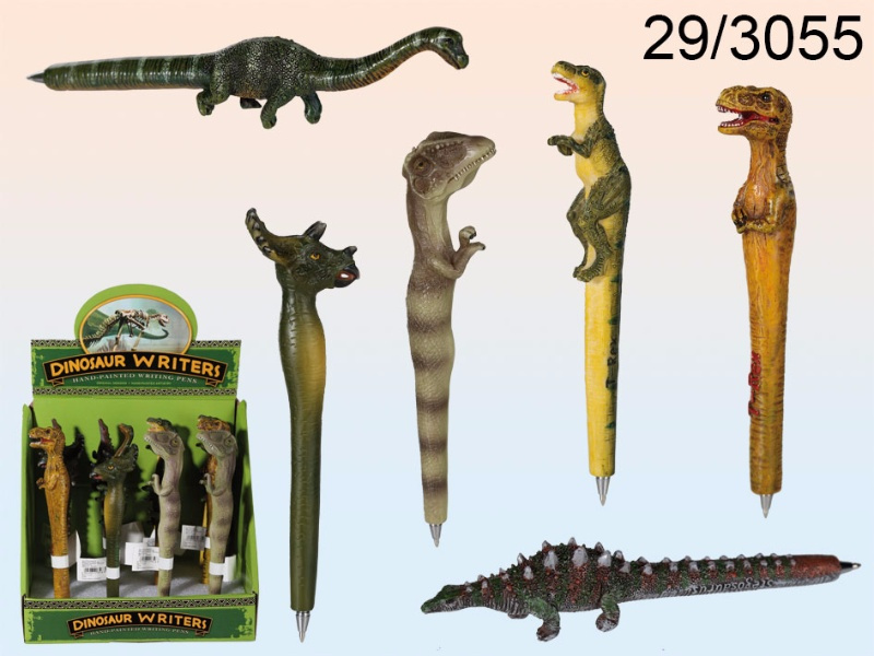 BOLIGRAFO DE POLIRESINA, DINOSAURIO 16CM