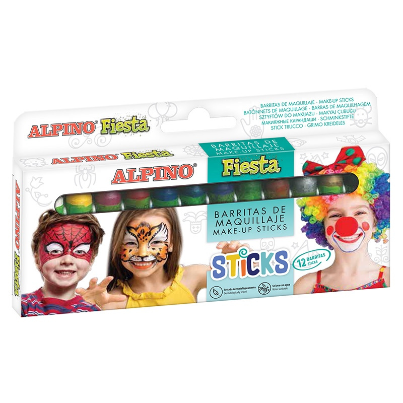 Estuche 12 Maquillajes Mega Fiesta 5gr