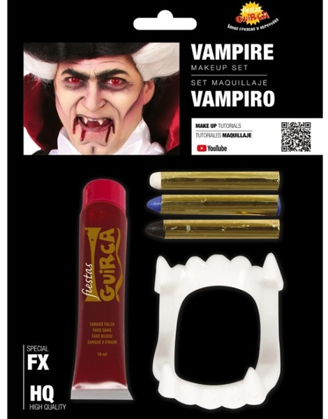 Maquillaje Vampiro con sangre 20ml.
