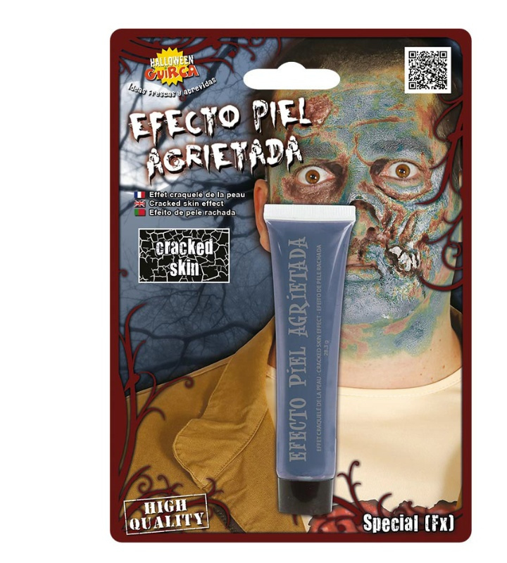 Efecto Piel Agrietada Zombie Azul 28gr.