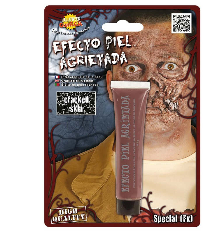 Efecto Piel Agrietada Zombie