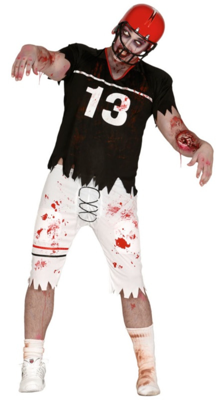 Disfraz Zombie Jugador Rugby Adulto