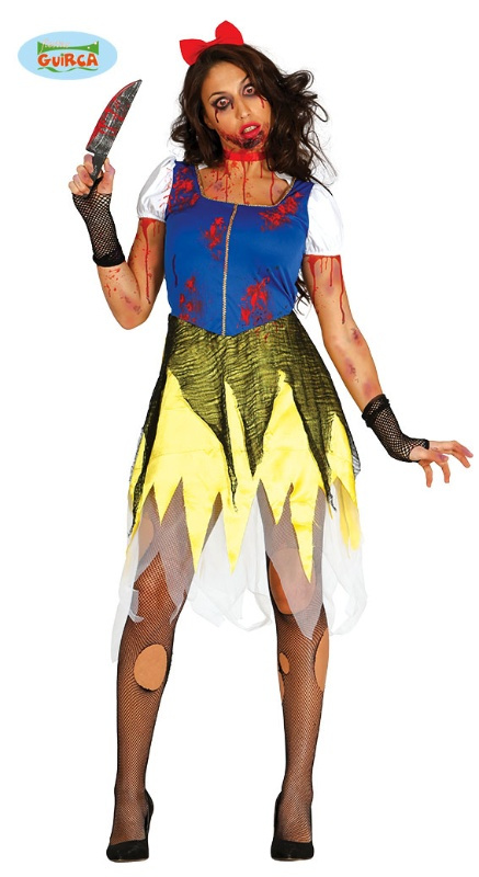 Disfraz Princesa Nieve Zombie Mujer