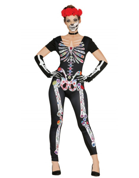Disfraz Esqueleto México Mujer