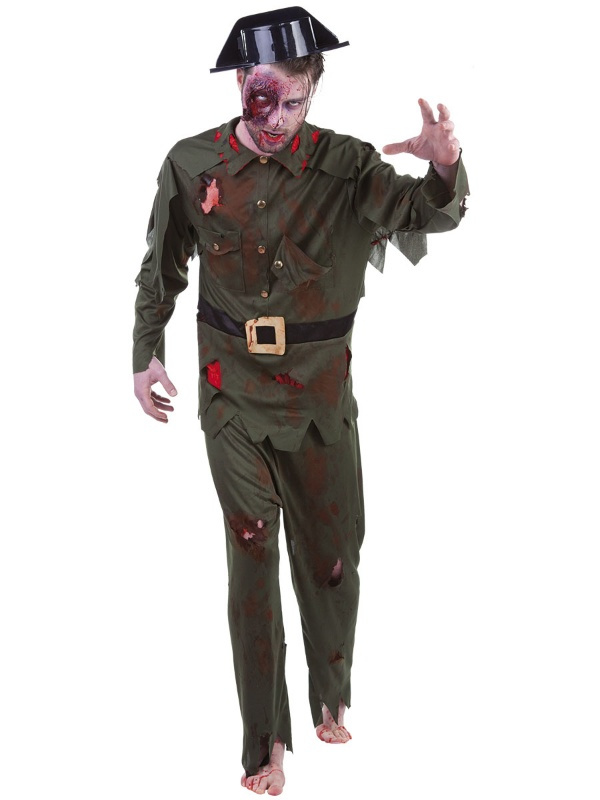 Disfraz Guardia Civil Zombie para hombre