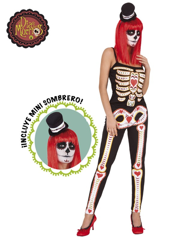 Disfraz Sugar Skull Día De Los Muertos