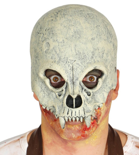 media careta calavera latex extra media careta calavera latex extra