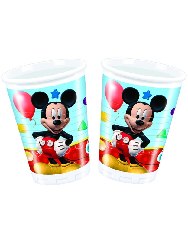 Vasos Mickey Clubhouse 8 Unid.