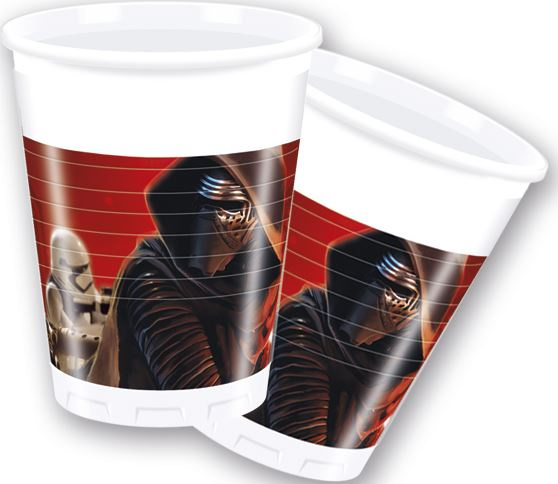 Vasos Star Wars 8 Unid.