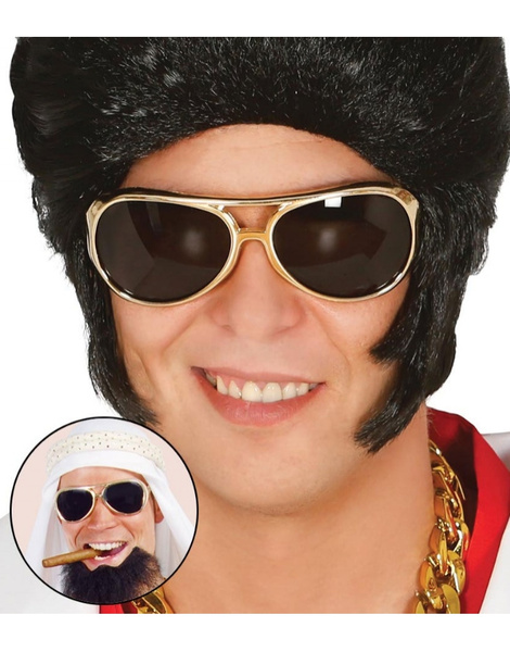 Gafas doradas cantante