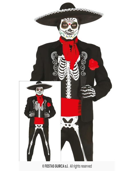 Disfraz Mexican Skeleton Adulto T.XL