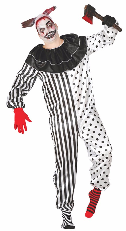 Palhaço adulto do traje do Pierrot