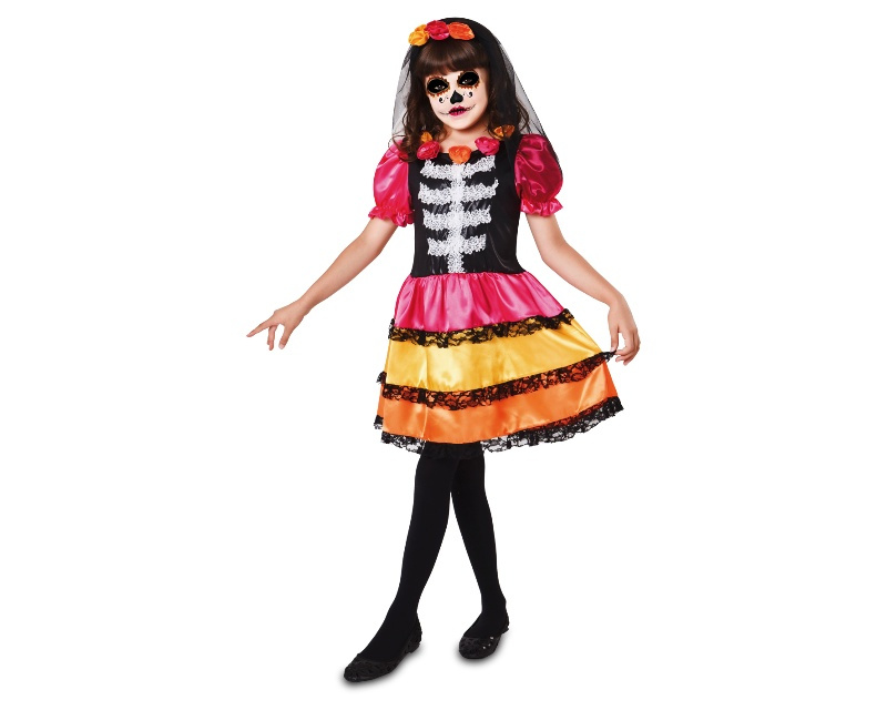 Disfraz Catrina Esqueleto Infantil