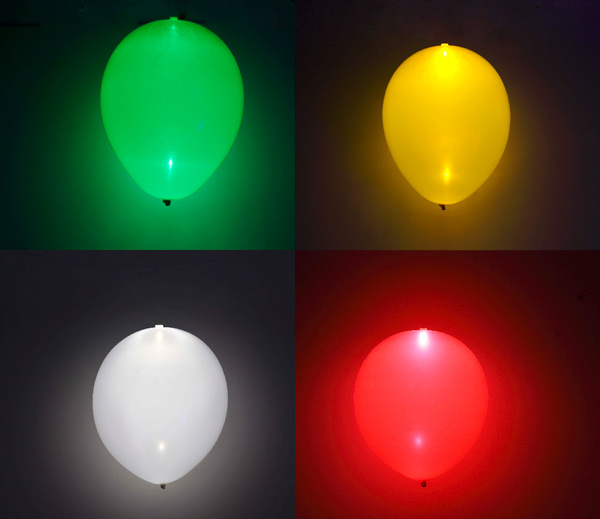 Paquete 5 Globos Luz Led