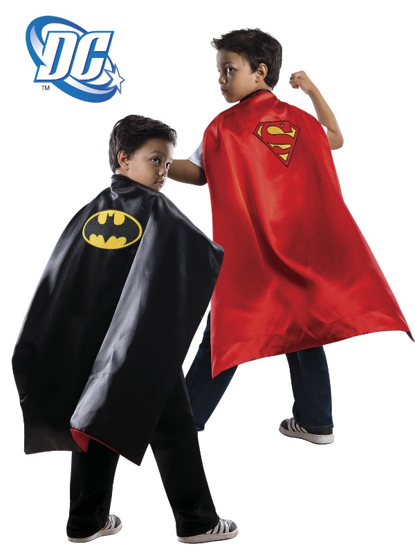 Capa Batman Superman Reversible Infantil
