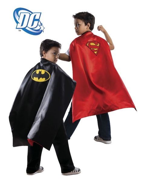 Capa Batman Superman Reversible Infantil