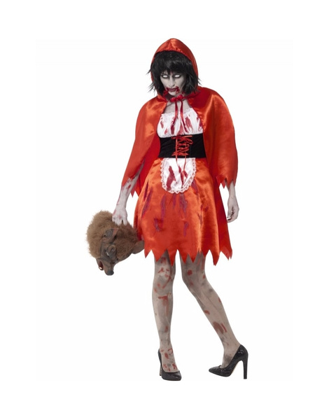 Disfraz Zombie caperucita mujer