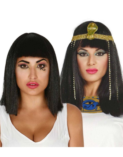 Peluca Cleopatra morena