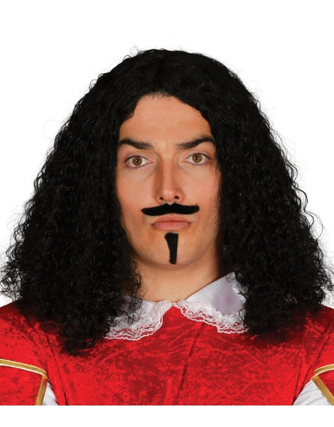 Peruca com bigode