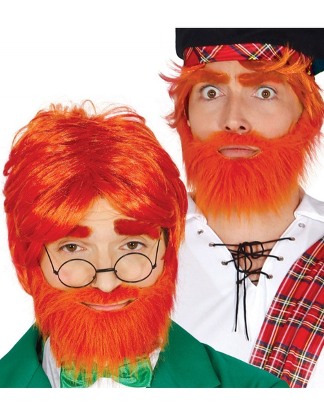 CABELO DE CABELO VERMELHO COM BARBA