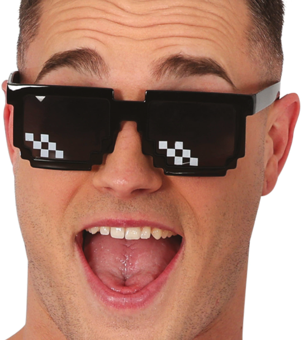 Óculos de pixel