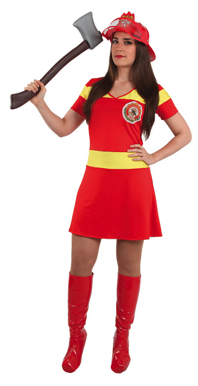 Disfraz Bombera Mujer