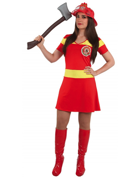 Disfraz Bombera Mujer