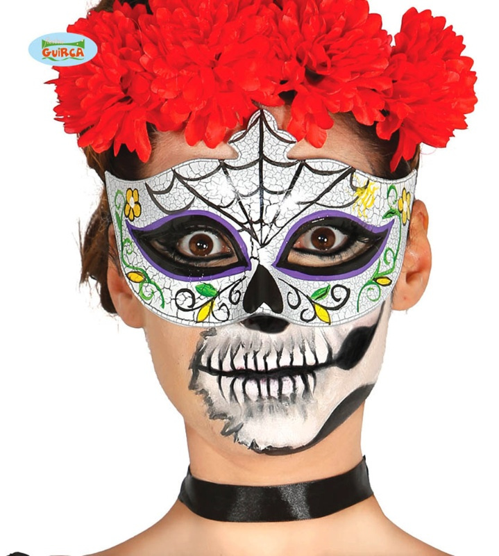 Antifaz Día de los muertos