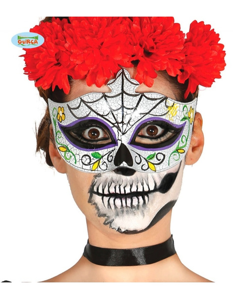 Antifaz Día de los muertos