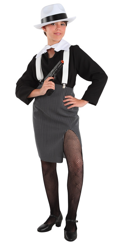 Disfraz Gánster niña