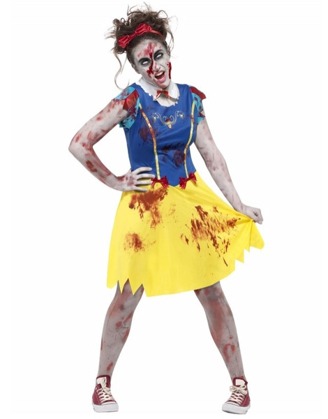 Disfraz Zombie Miss Snow mujer