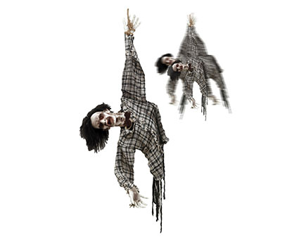 Zombie Colgante Con Movimiento Luz Y Son