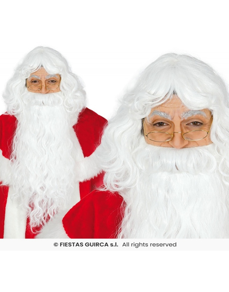 Peruca e Barba Branca Extra