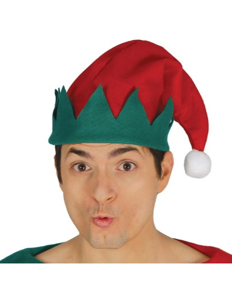 Yogur práctica Plisado Gorro Elfo​ - Disfraz Navidad