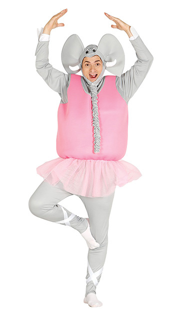 Disfraz Elefante Bailarín adulto