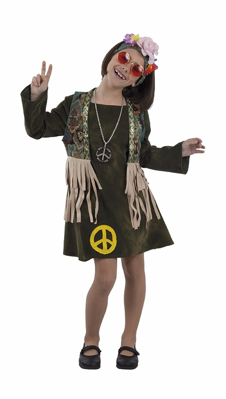 Disfraz Hippie para niña