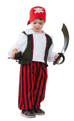 Fato de pirata para bebé