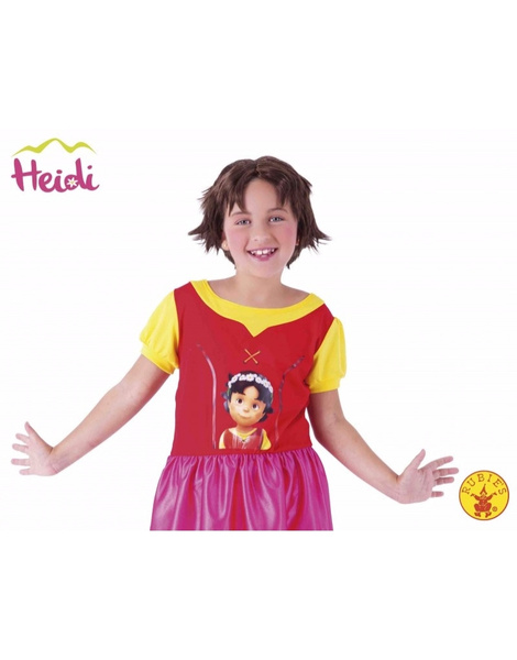 Peluca Heidi infantil