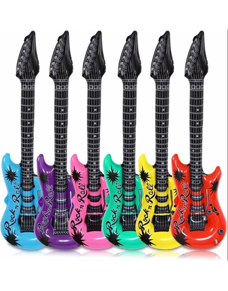 Guitarra elétrica inflável