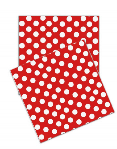 Servilletas Lunares Rojos