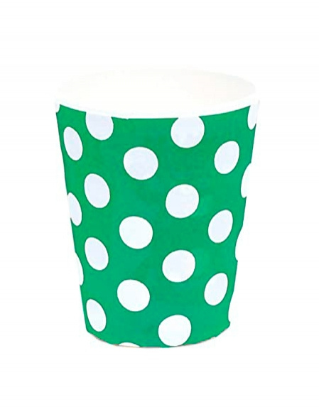 Vasos Lunares Verdes Desechables
