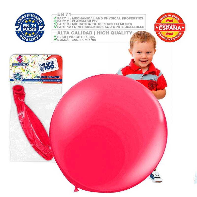 Globo Gigante 80/100 cms.  unidad