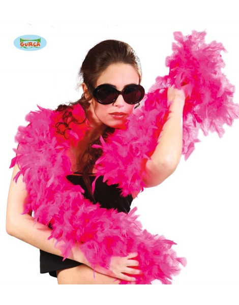 Boa Plumas fucsia 1.80m 90 gramos