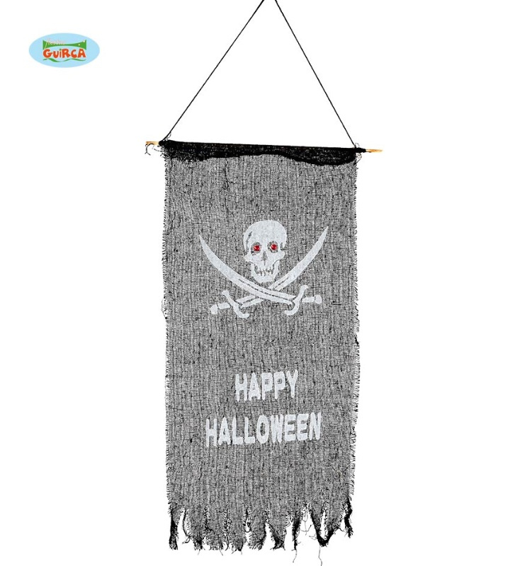 Pendón Pirata decoracion 75x40cms eco