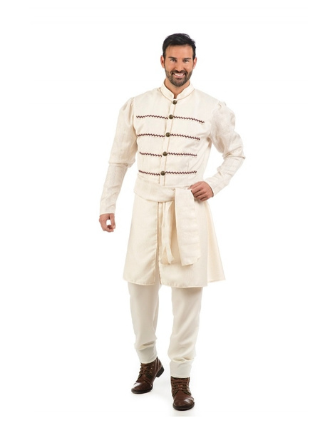 Traje Novio medieval  Beltran hombre lux