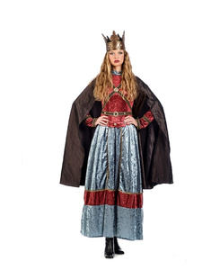 Manto da Rainha Mulher Medieval
