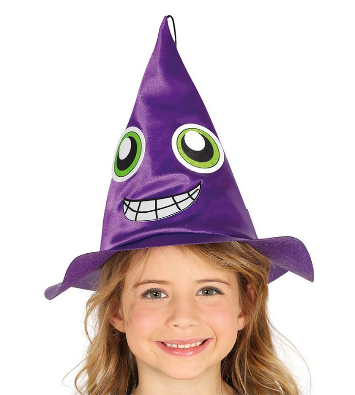 Sombrero Bruja lila infantil