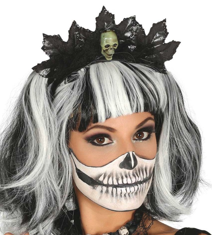 Diadema con calavera halloween